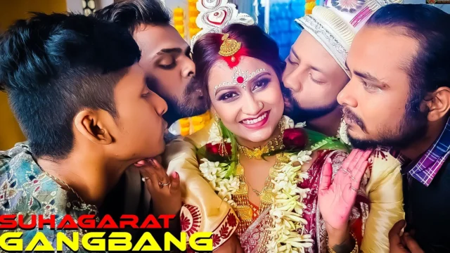 Gangbang Suhagarat Part 2 - Desi Indian Cute Wife Very 1st Suhagarat ( Full Movie )